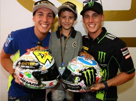 Casco fratelli Espargarò Barcellona2015 