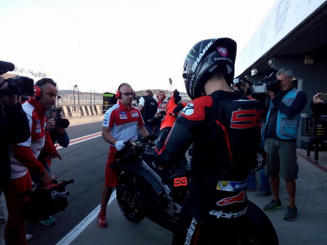 Jorge Lorenzo con la Ducati