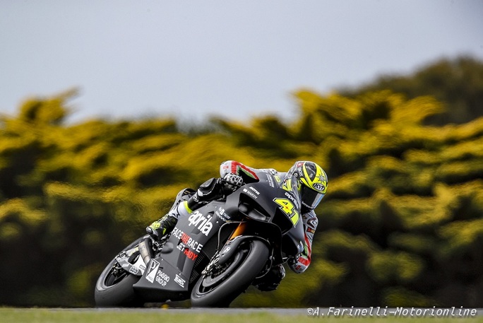 Carena Aprilia alette integrate Phillip Island 2017
