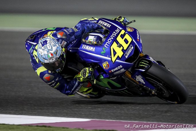 MotoGP Qatar Day 1: Valentino Rossi, “Sul passo ci manca mezzo ...