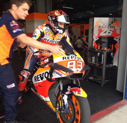 Nuova carena Honda Marc Marquez Chang International Circuit Buriram, in Thailandia