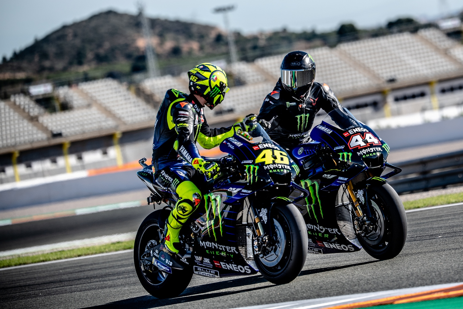 Rossi Hamilton F1 MotoGP Valencia