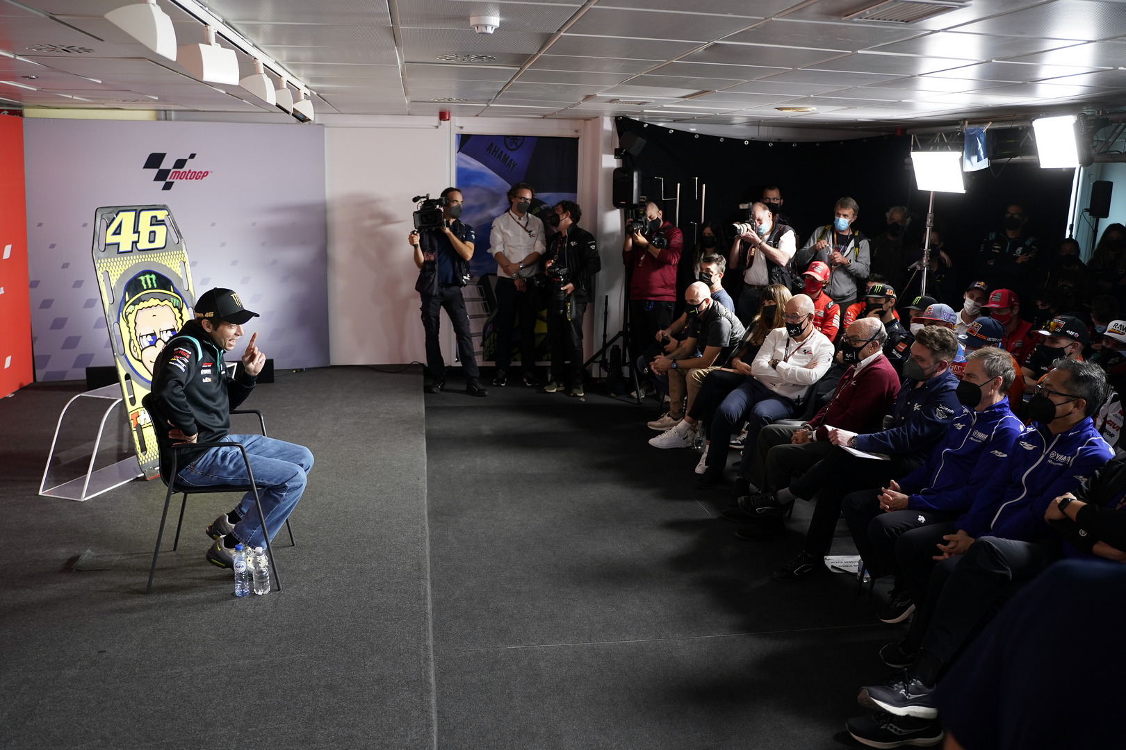 Conferenza Stampa Valentino Rossi Valencia