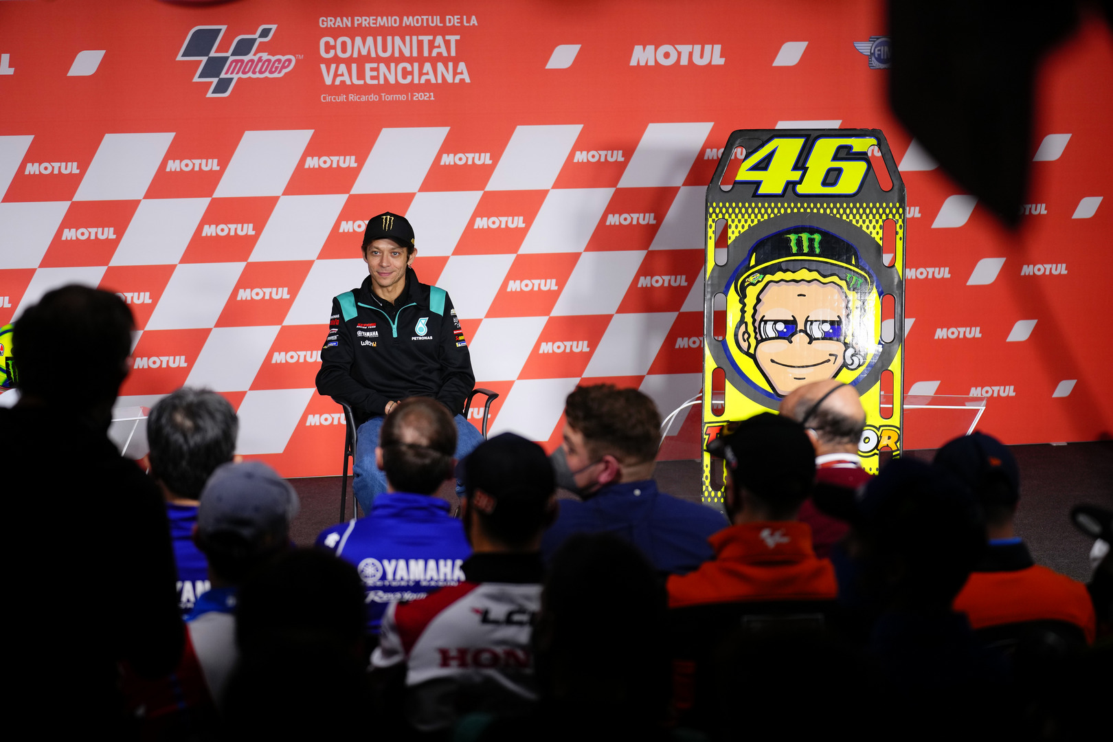 Conferenza Stampa Valentino Rossi Valencia