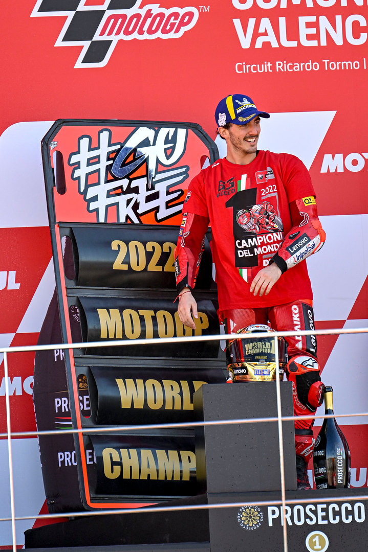 MotoGP Bagnaia Ducati World Champion 2022