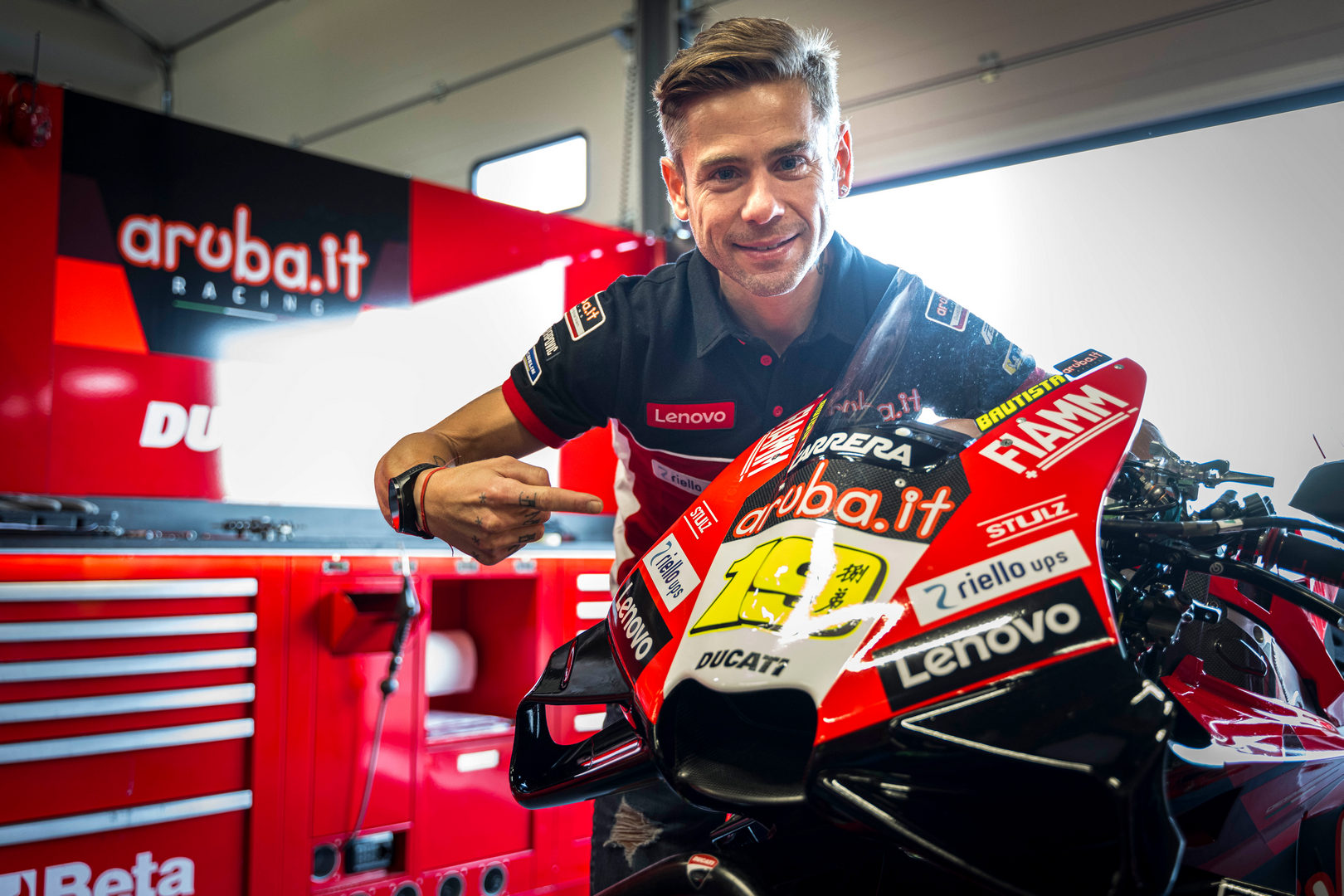 MotoGP Bautista Test Misano Ducati Desmosedici