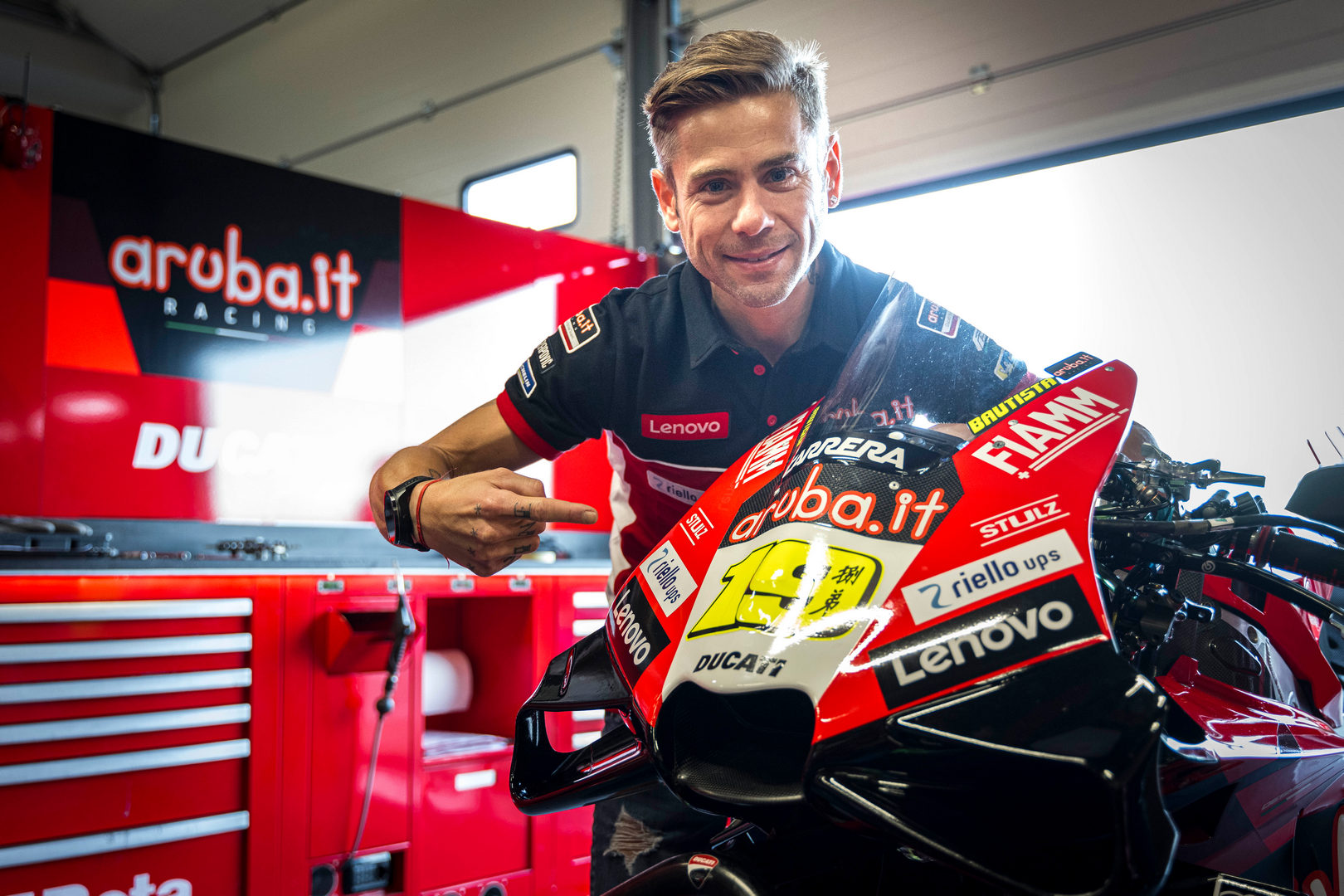 MotoGP Bautista Test Misano Ducati Desmosedici