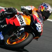 MotoGP – Motegi QP1 – Pedrosa vince il duello con Rossi, Stoner  in difficoltà
