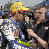 MotoGP – Estoril Gara – Rossi sale sul podio