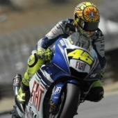 MotoGP – Laguna Seca QP1 – Rossi: ”Per batter Stoner partirò 30 secondi prima”