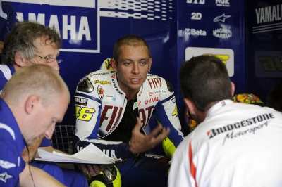 MotoGP – Test Brno – Valentino Rossi prova il nuovo telaio