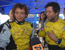 Rossi protagonista al Rally di Monza