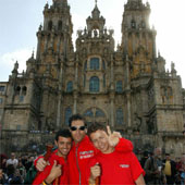 I piloti del Fortuna Racing giungono a Santiago de Compostela