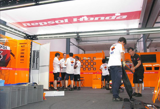 MotoGP – Preview Jerez – La logistica del Team Repsol Honda