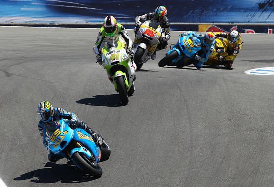 MotoGP – Laguna Seca – Capirossi al traguardo, Bautista cade