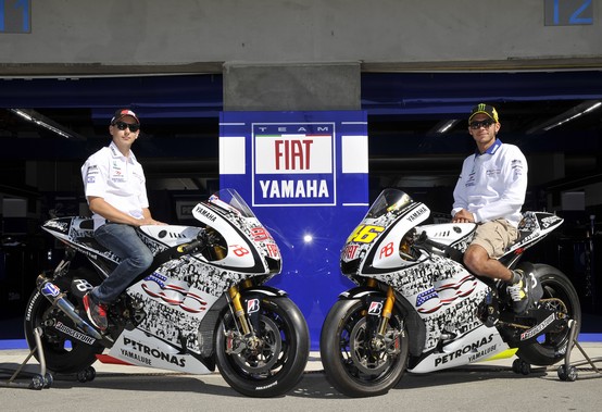 MotoGP – Svelata la livrea Fiat Yamaha per Laguna Seca