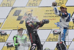 Moto2 – Sachsenring – Microfono a Toni Elias, Andrea Iannone e Roberto Rolfo