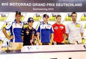 MotoGP – Valentino Rossi protagonista della conferenza stampa del Sachsenring
