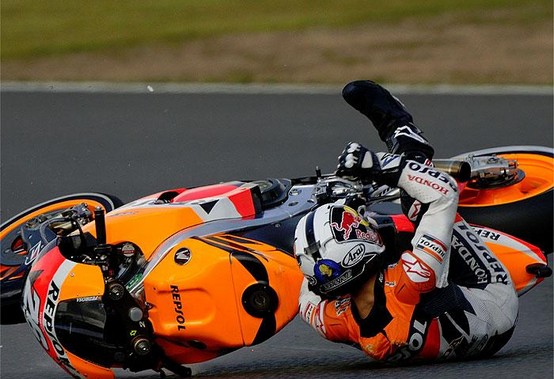 MotoGP – Motegi – La caduta di Pedrosa forse dovuta ad un guasto