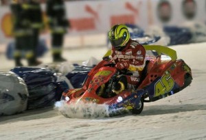 MotoGP – Rossi chiude il Wrooom sul laghetto ghiacciato