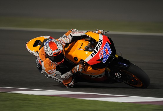 MotoGP – Test Losail Day 1 – Casey Stoner: “Tutto bene, il mio pensiero va in Giappone”