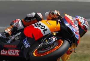 MotoGP Catalunya, Prove Libere 2: Stoner imbattibile, dominio Honda