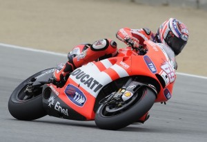MotoGP Laguna Seca, Qualifiche: Nicky Hayden “La caduta colpa di una buca”