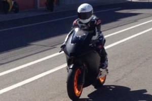 Moto2: Marc Marquez in pista ad Alcarrás