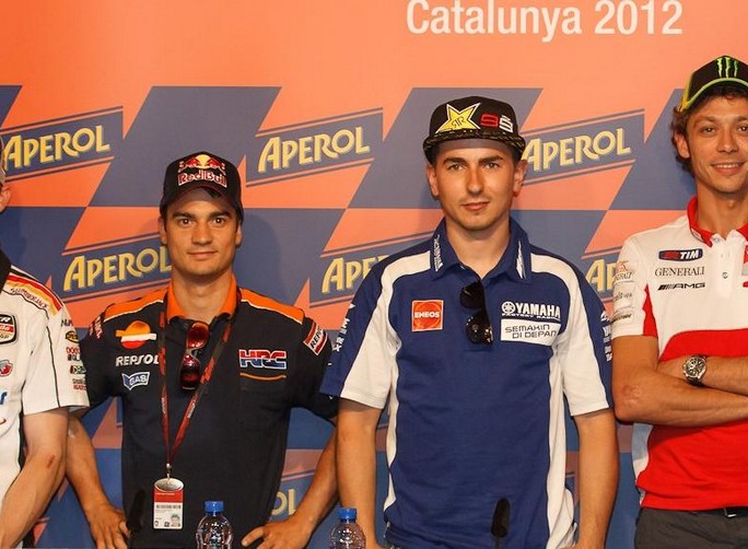 MotoGP Barcellona: Lorenzo e Pedrosa scherzano sul loro “rapporto”
