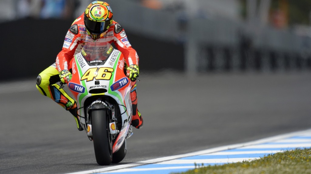 MotoGP Estoril: Valentino Rossi “Oggi sono riuscito a stare meglio sulla moto”