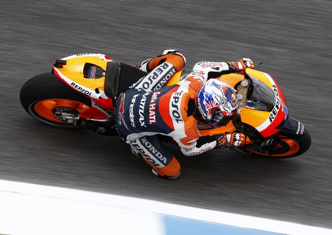 MotoGP Estoril, Prove Libere: Casey Stoner “La moto sembra lavorare bene”