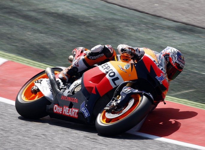 MotoGP Barcellona, Qualifiche: Casey Stoner “Domani le gomme saranno il fattore chiave”