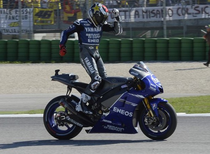 MotoGP Misano: Jorge Lorenzo “Oggi siamo stati molto fortunati e Pedrosa sfortunato”