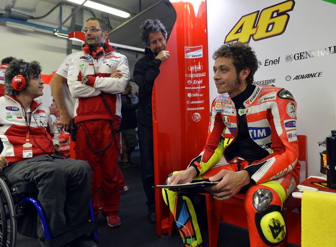 MotoGP, Test Ducati Misano: Valentino Rossi “Il nuovo forcellone mi è piaciuto molto”