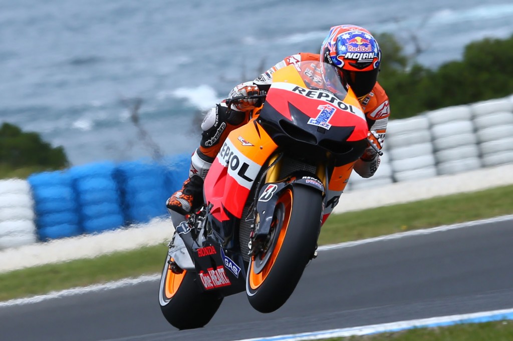 MotoGP Phillip Island, Qualifiche: Casey Stoner “Spero di ‘trasformare’ la pole in vittoria domani”