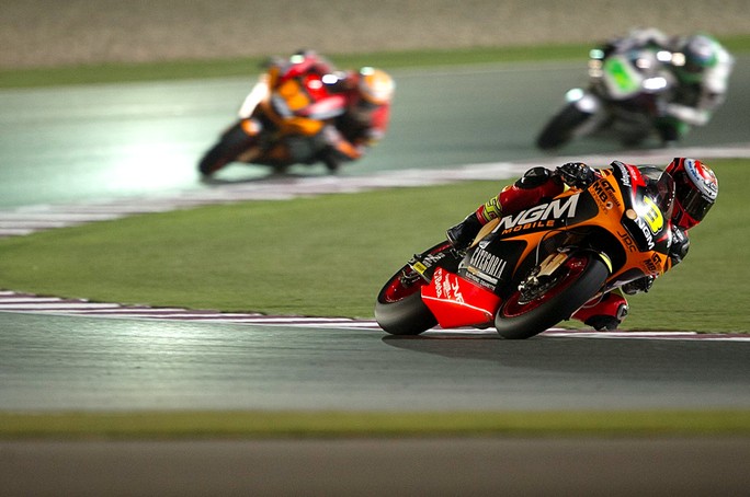Moto2 Qatar, Gara: Corsi il migliore degli italiani, De Angelis chiude a ruota