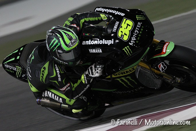MotoGP Qatar, Warm Up: Crutchlow precede Lorenzo e Pedrosa, Rossi è 4°
