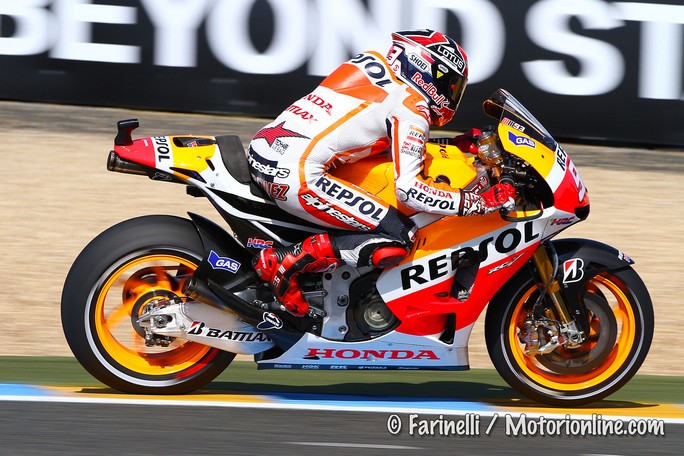 MotoGP Le Mans, Prove Libere 3: Marquez “avverte” la concorrenza