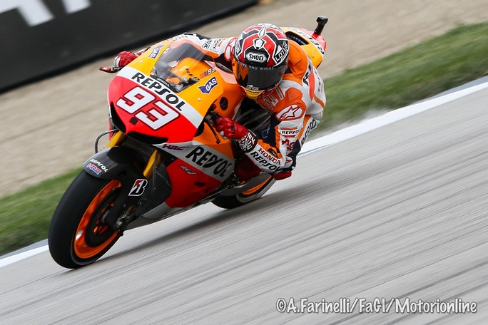 MotoGP Indianapolis, Prove Libere 4: Marquez senza avversari