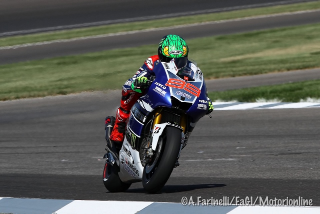 MotoGP Indianapolis: Jorge Lorenzo “Bello tornare sul podio anche se mi brucia aver perso il 2° posto nel finale”