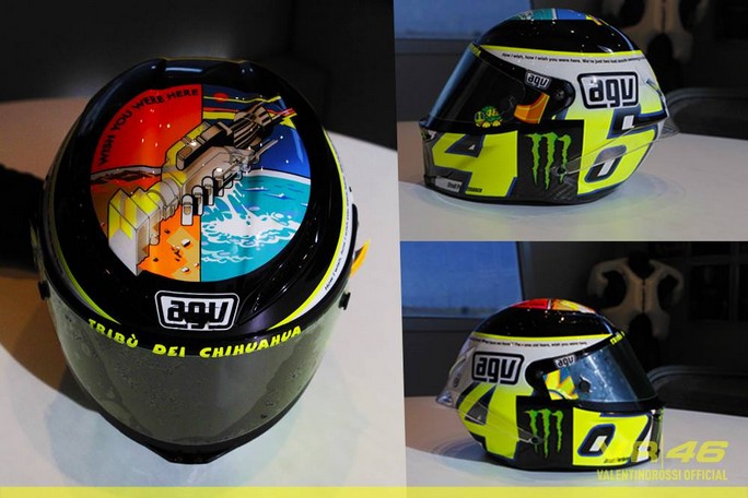 MotoGP Misano: Ecco il casco di Valentino Rossi, con una dedica a Marco  Simoncelli