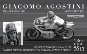 MotoGP: A Misano la presentazione del libro “Giacomo Agostini – Immagini di una Vita”