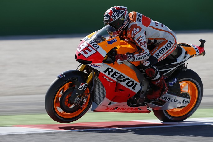 MotoGP: Marc Marquez è il più veloce nei test Post-GP di Misano