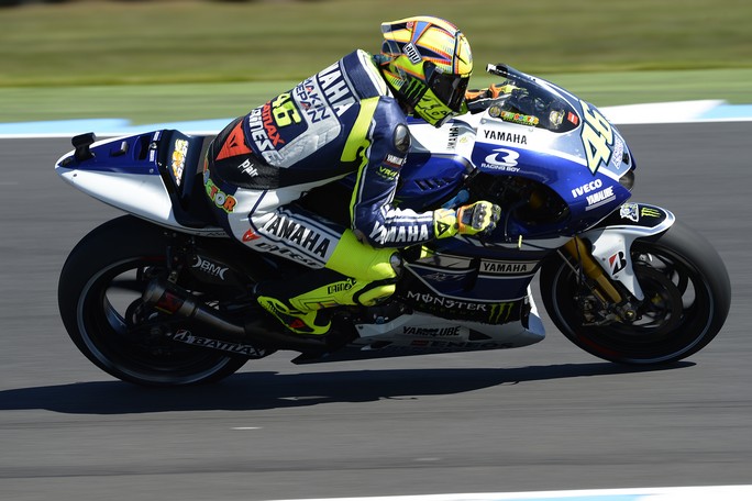 MotoGP Phillip Island: Valentino Rossi “Bellissimo girare qui con la Yamaha e il nuovo asfalto”