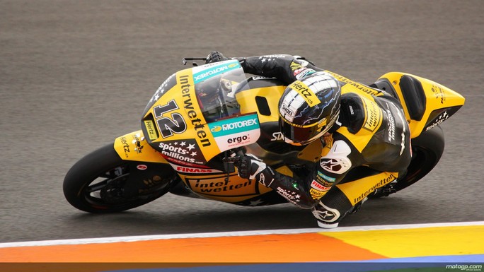 Moto2: Thomas Luthi il più veloce nei test privati di Valencia