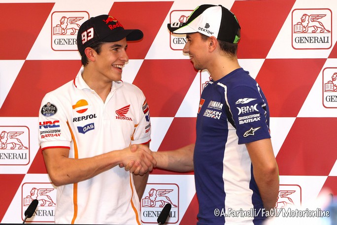 MotoGP: Marc Marquez e Jorge Lorenzo parlano alla vigilia della gara decisiva per il mondiale 2013