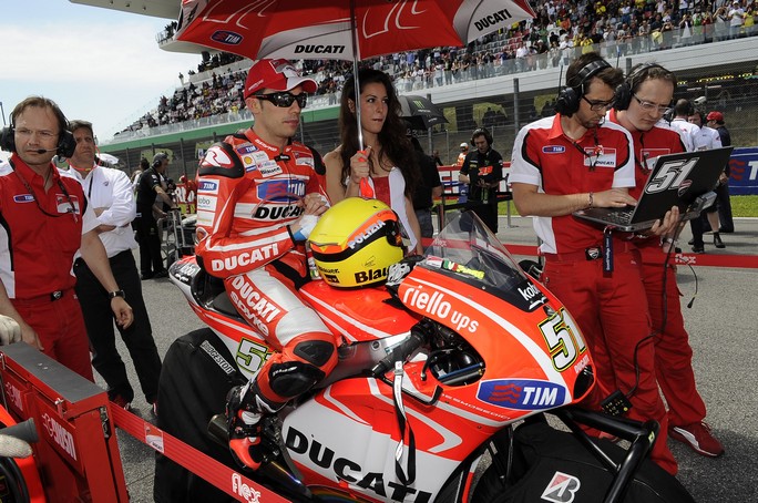 MotoGP: Michele Pirro a Valencia con la Ducati GP13