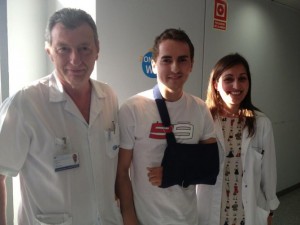 MotoGP: Jorge Lorenzo operato per la rimozione della placca dalla clavicola sinistra