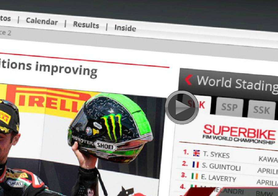 Superbike: Il sito ufficiale cambia look