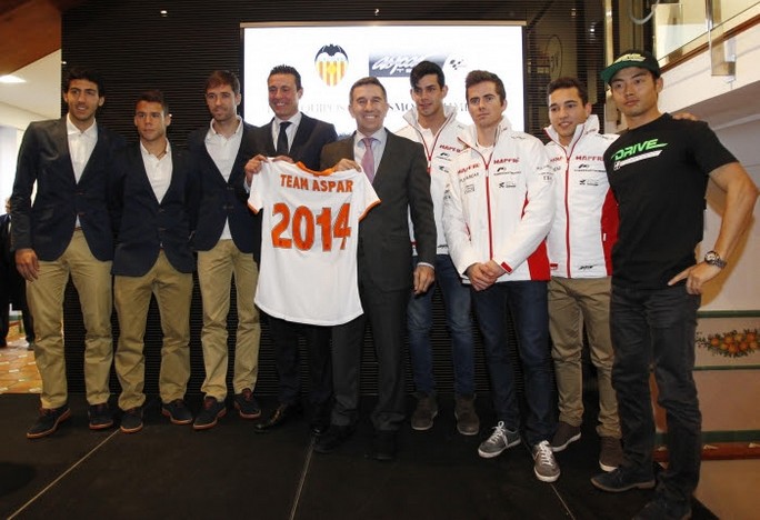 MotoGP: Il Team Aspar e Valencia CF insieme per promuovere il marchio “Valencia”